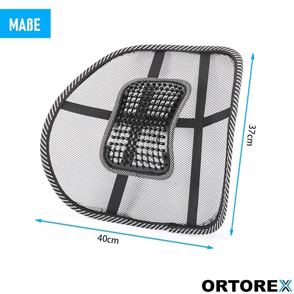 ORTOREX Ergonomische Lordosenstütze Auto Lendenwirbelstütze Büro Rückenstütze