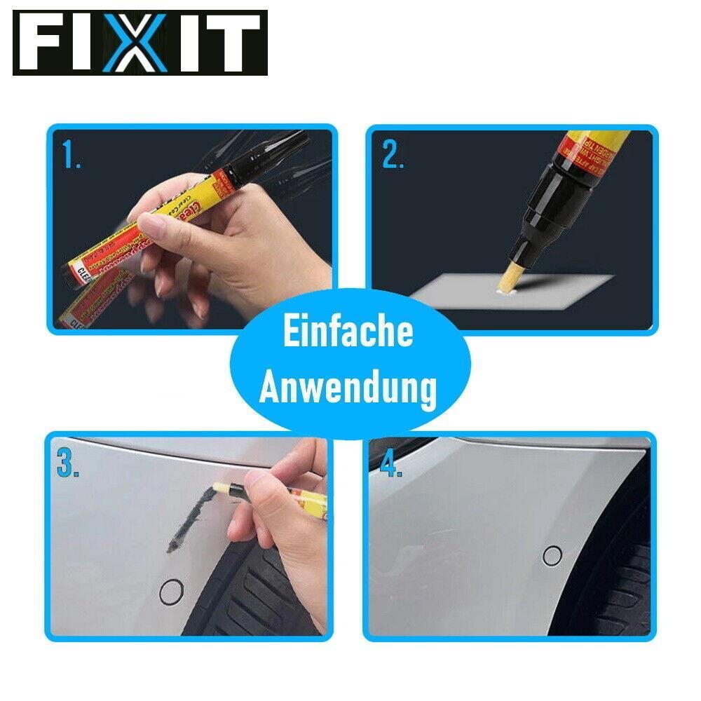 FIXIT Lackreparaturstift Lackstift Universal Reparatur Kratzer Entferner 2er Set