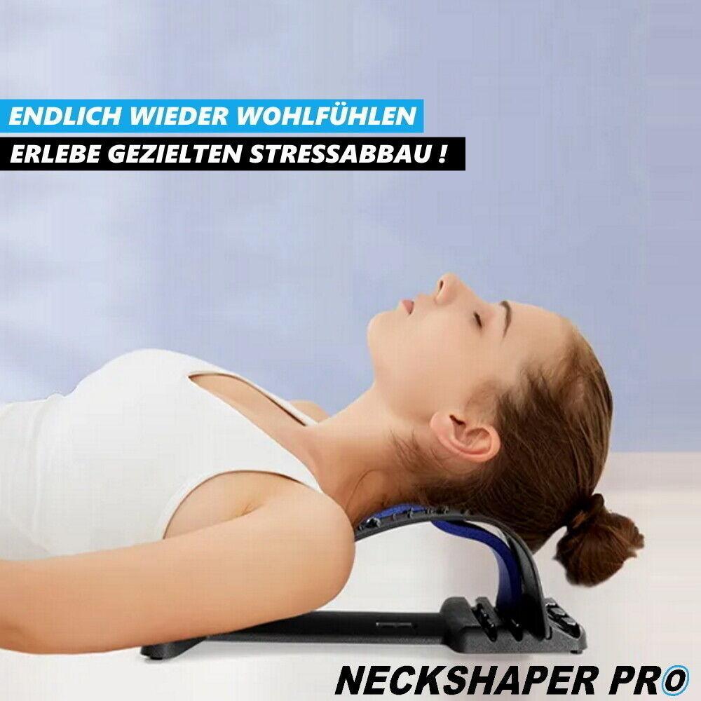 NECKSHAPER PRO Ergonomischer Nackenstrecker Rückenstrecker Nacken Massagegerät