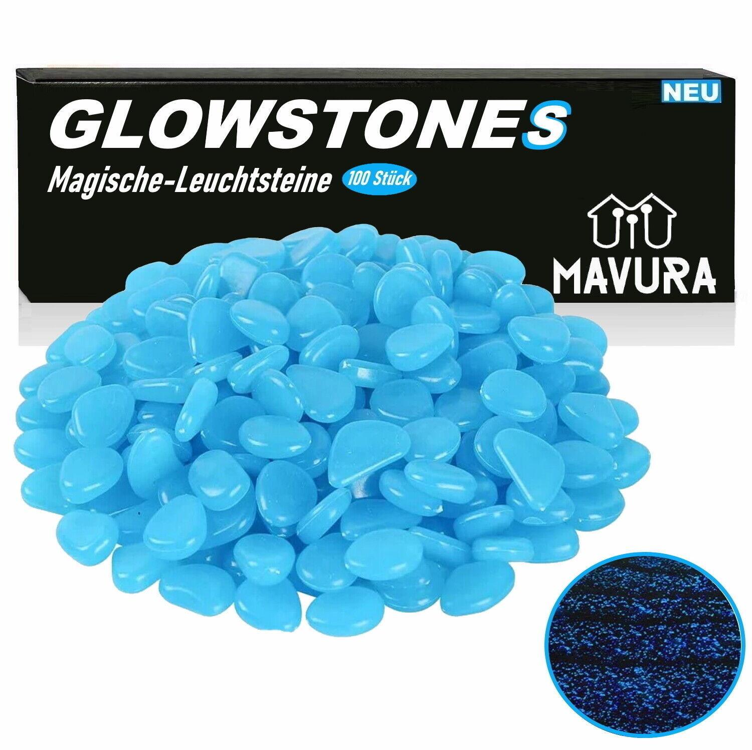 GLOWSTONES Magische Leuchtsteine Leuchtkiesel Fluoreszierende Steine