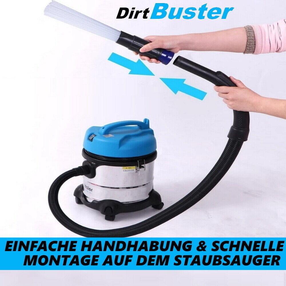 DirtBuster Staubsaugerbürste Pinsel Aufsatz Universal Adapter Möbelbürste fein