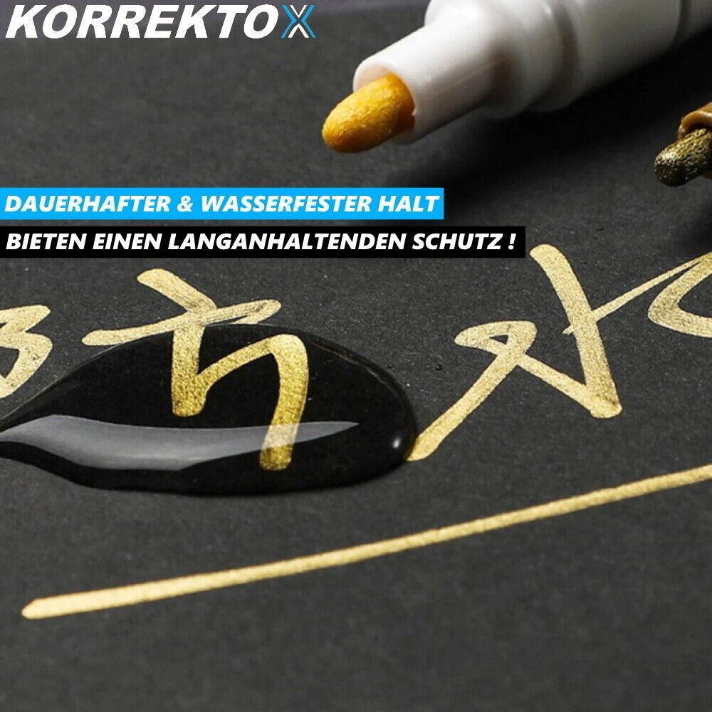 KORREKTOX Korrekturstift Stift Möbel Holz Parkett Laminat Furnier [3er Set]