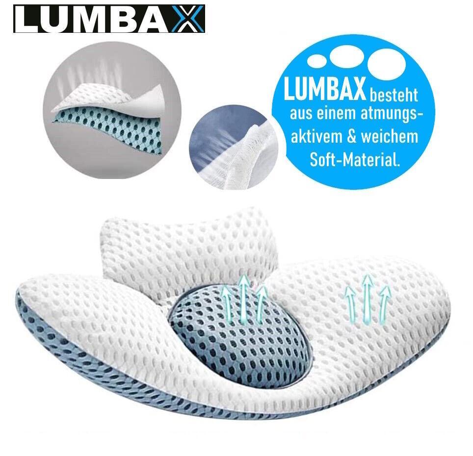 LUMBAX 3D Lumbalkissen Lendenkissen Rückenkissen Rückenschläfer & Seitenschläfer