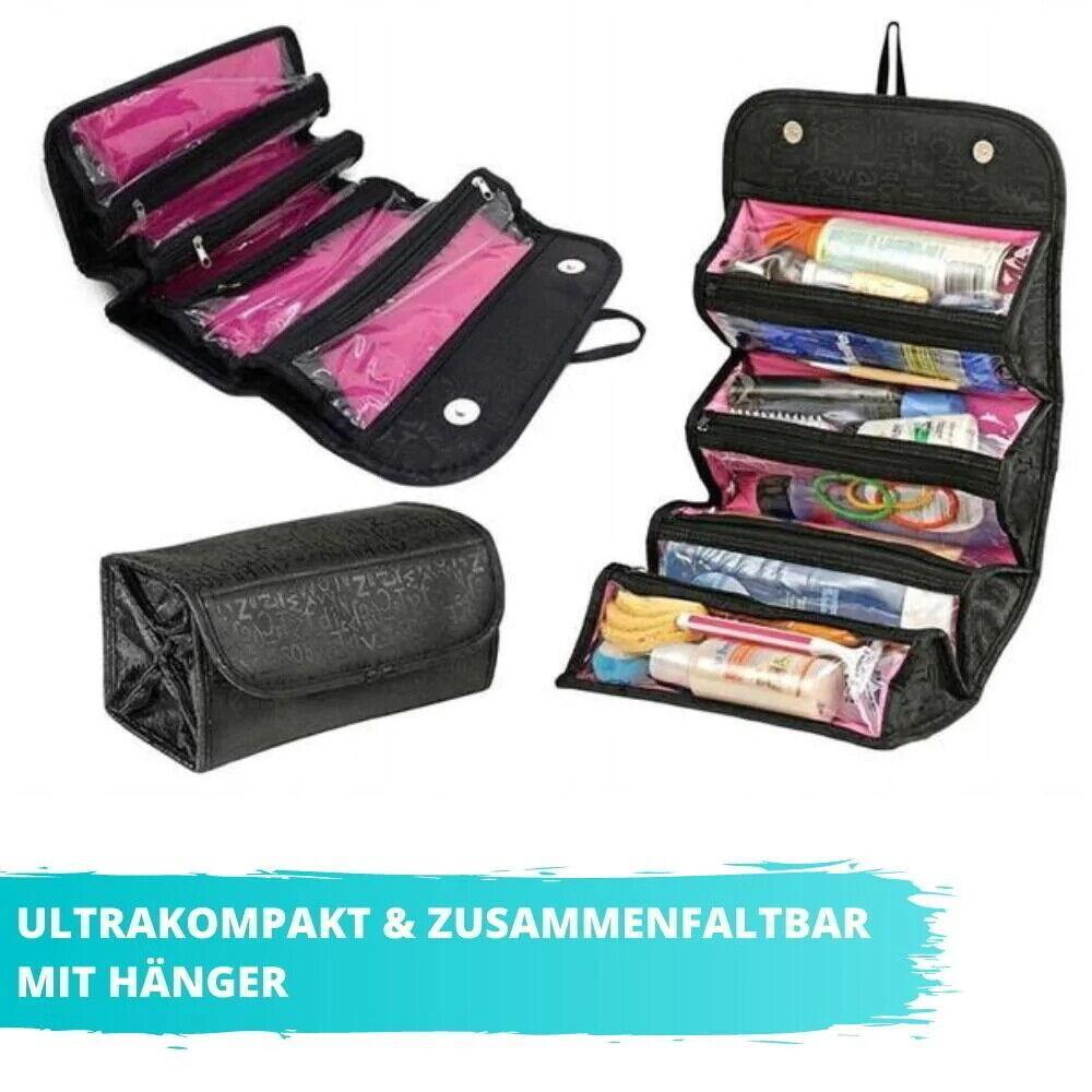 Roll&Go Kosmetiktasche Kulturtasche Kulturbeutel Schminktasche Reisetasche