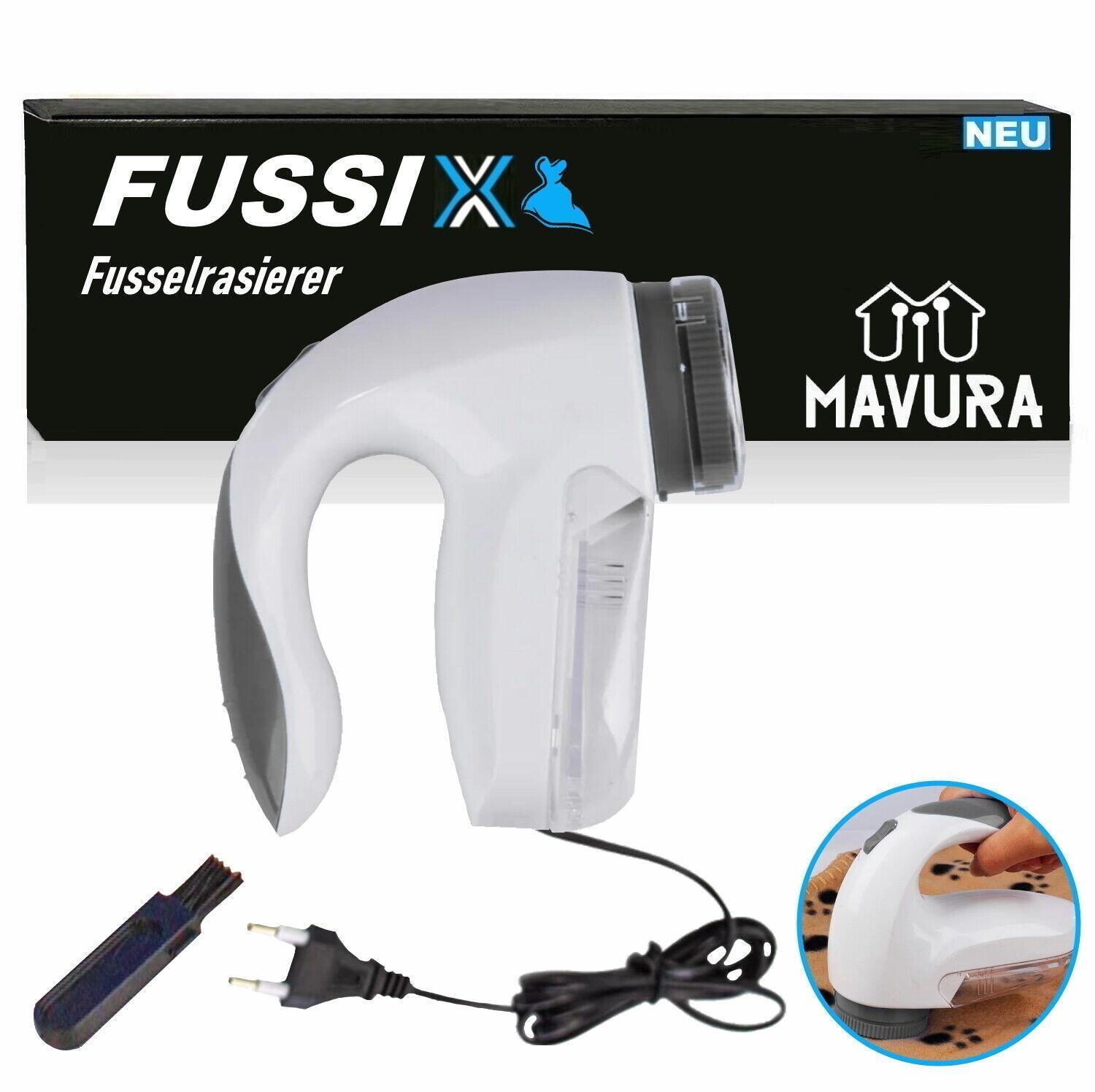 FUSSIX Fusselrasierer Fusselentferner Elektrische Fusselfräse m. Auffangbehälter
