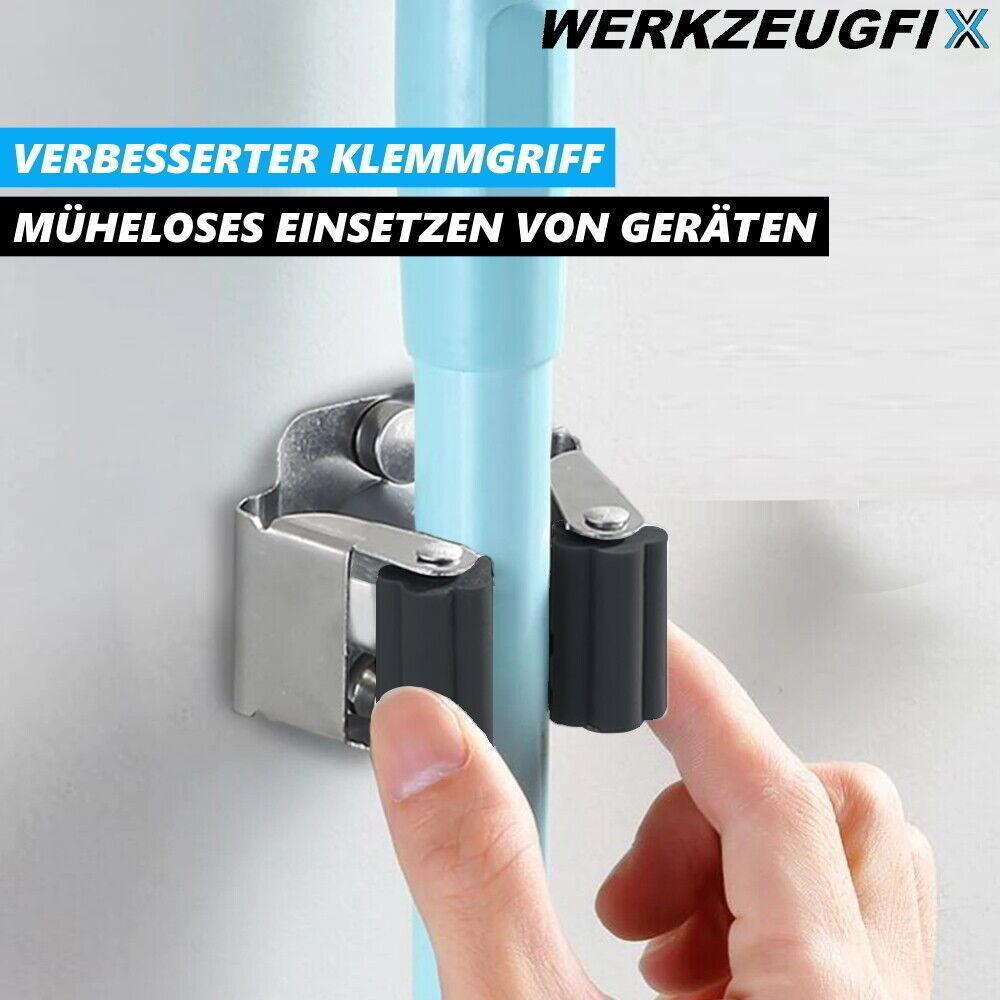 WERKZEUGFIX Werkzeughalter Gerätehalter Besenhalter Werkzeug Halterung [5Stk]
