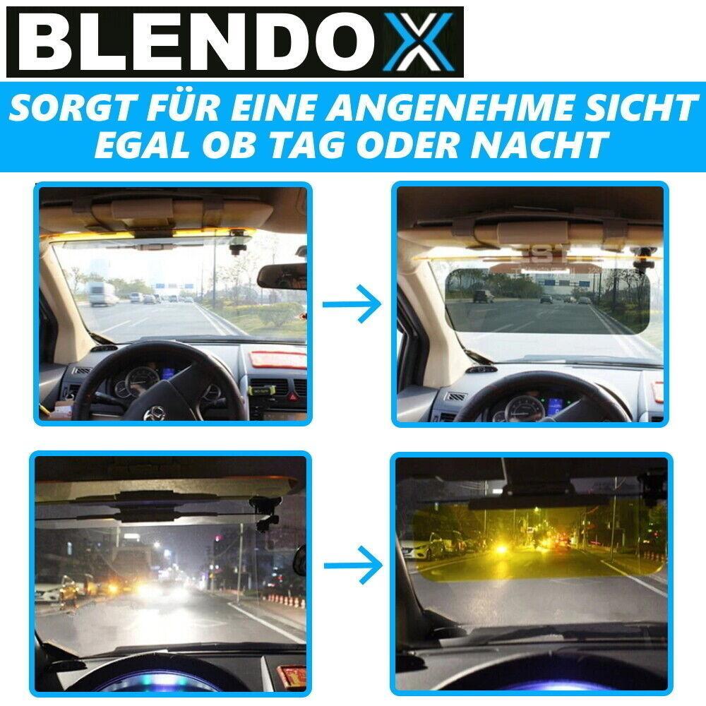 BLENDOX Blendschutz Sonnenschutz Sonnenblende Verlängerung Nachtsicht Visier KFZ