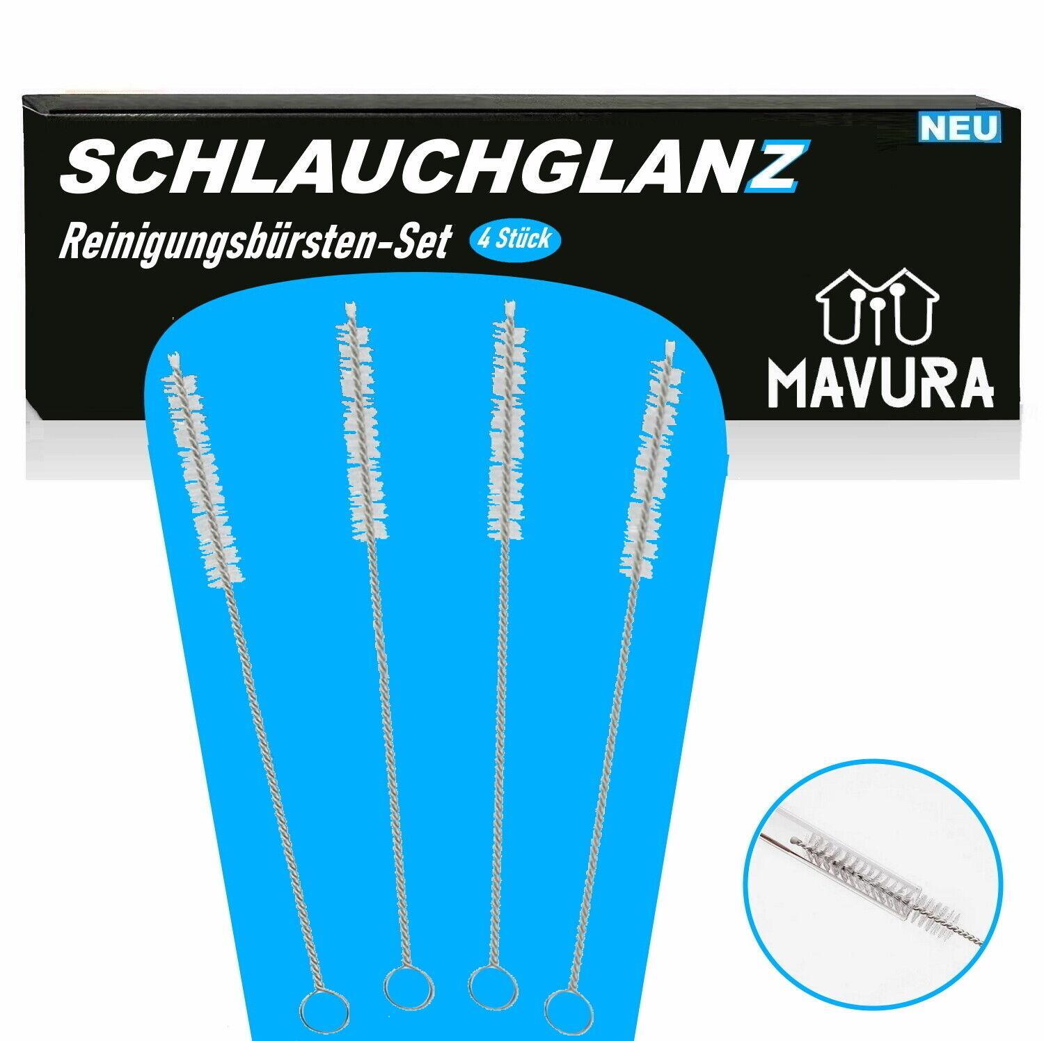SCHLAUCHGLANZ 4 x Schlauchbürste Milchschlauch Kaffeevollautomaten Version2.0