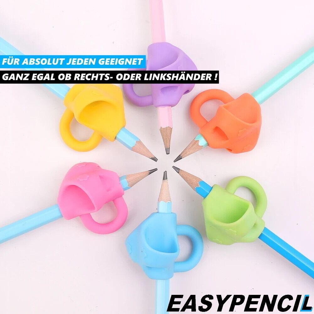 EASYPENCIL Ergonomische Bleistift Schreibhilfe Set Kinder Rechts &Linkshänder