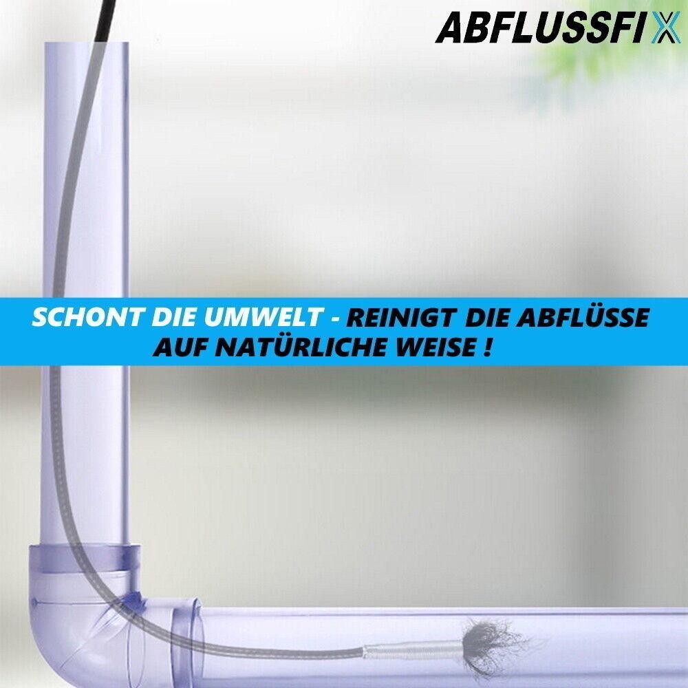 ABFLUSSFIX Abflussreiniger Kralle Zange Abflussspirale Rohrreinigungswelle