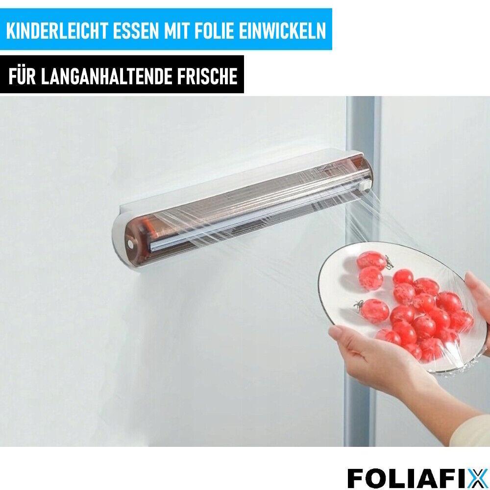 FOLIAFIX Folienspender Folienabroller Folienabreißer Folientrenner Alufolie
