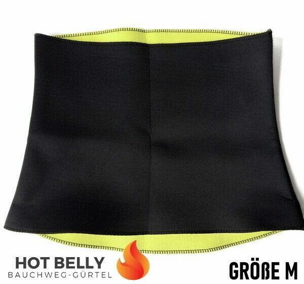 HOTBELLY Bauchweggürtel Belt Abnehmen Bauchtrainer Schwitzgürtel Neopren Gürtel