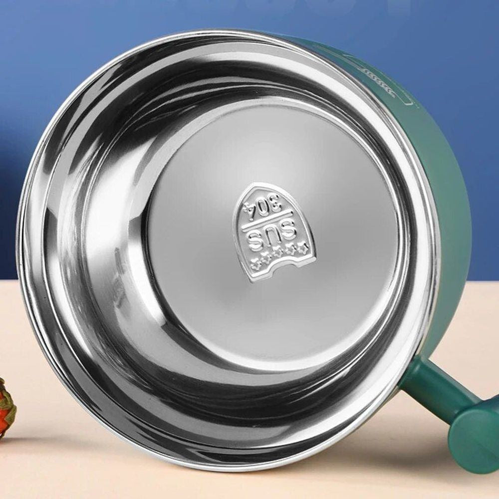 Edelstahl-Schüssel mit Deckel für Instant-Nudeln, tragbar DE.