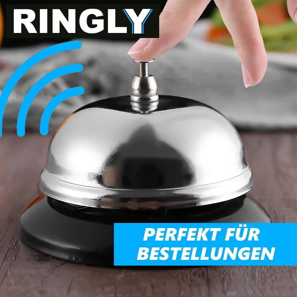 RINGLY Empfangsklingel Tischklingel Conciergeklingel Rezeptionsklingel Glocke