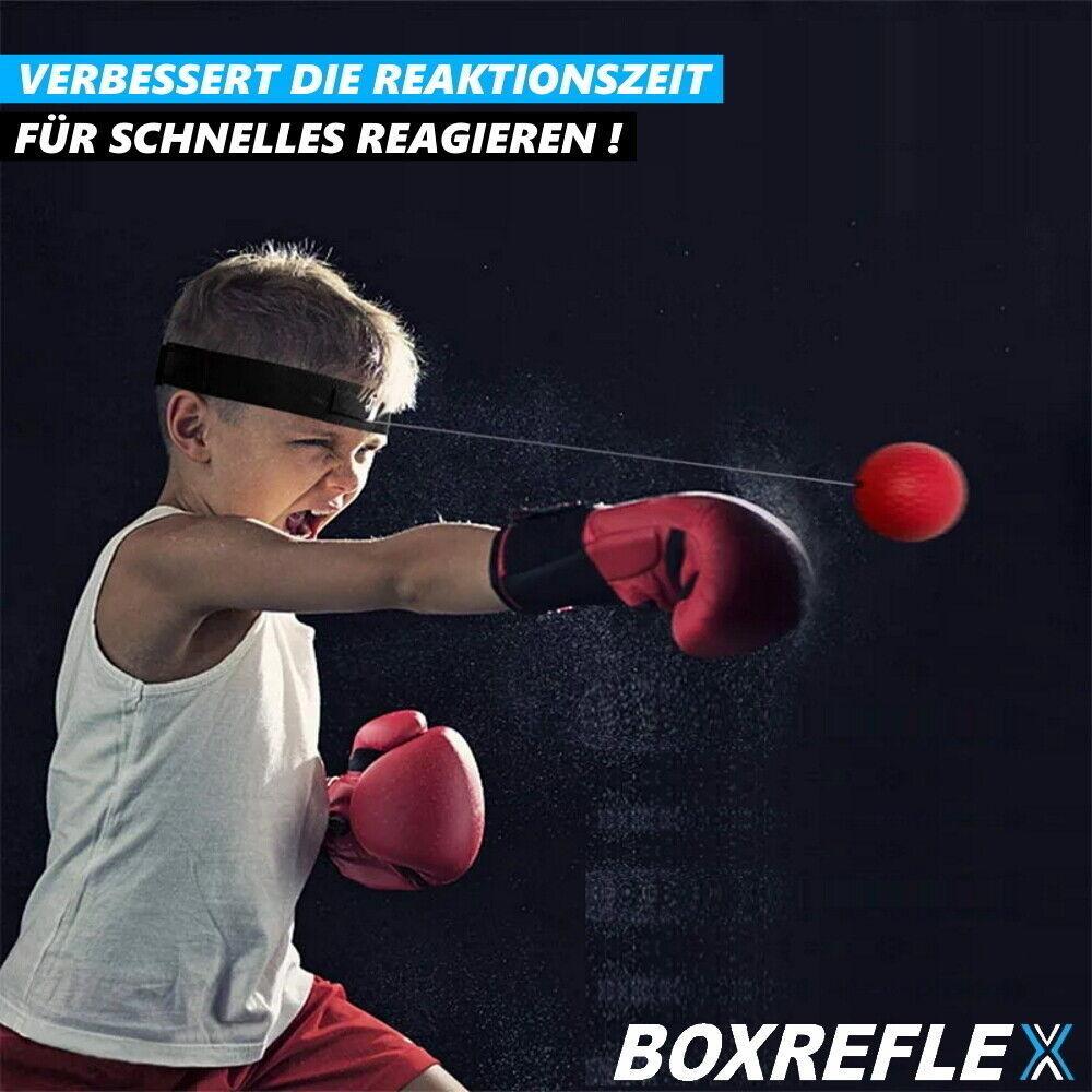 BOXREFLEX Boxen Training Ball Reflex Reaktions Speed Fitness Punch Boxing [3er]