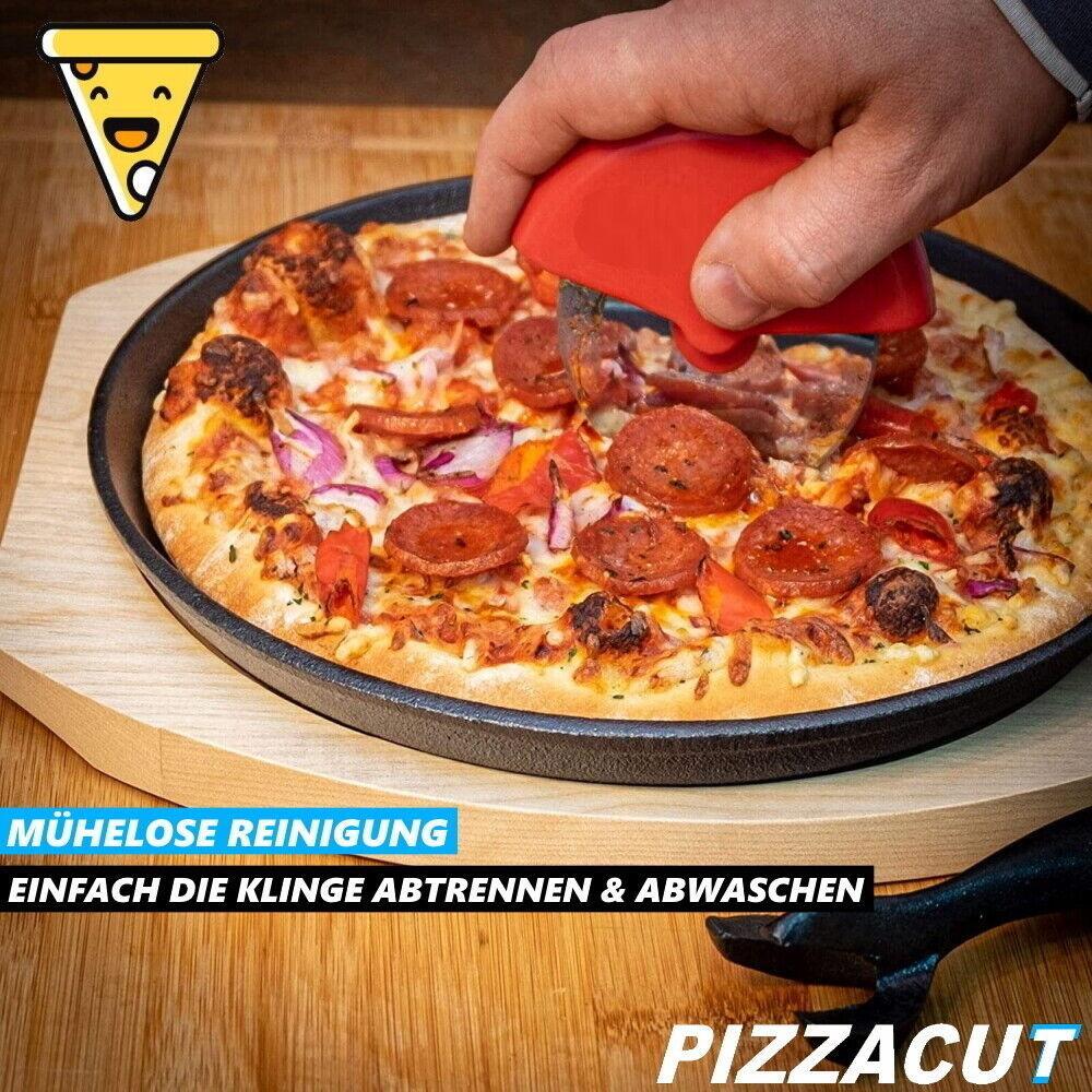 PIZZACUT XXL Pizzaschneider Pizzaroller Pizzarad Pizzamesser Pizzacutter groß