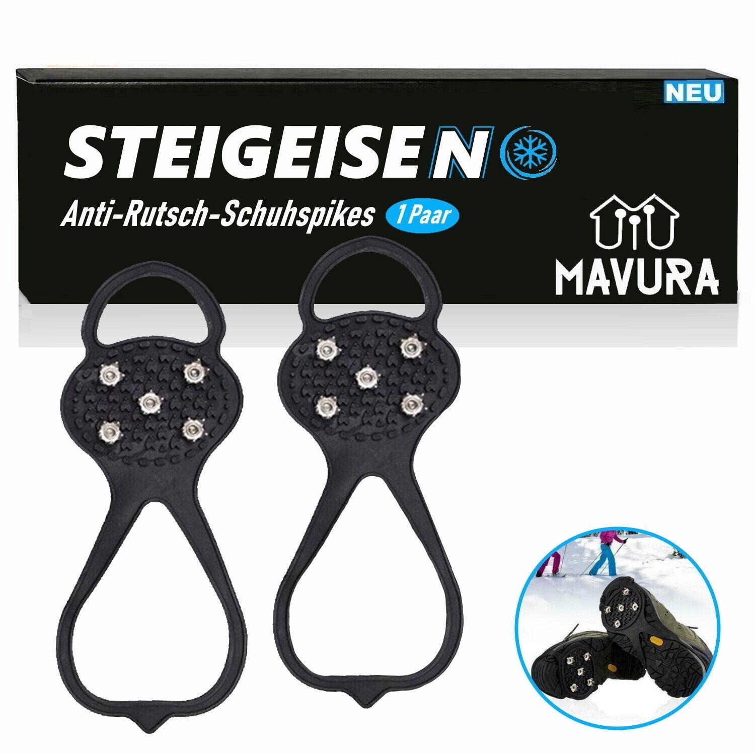 STEIGEISEN Anti-Rutsch Schuh Spikes Eiskrallen Schuhkrallen Gleitschutz 1paar