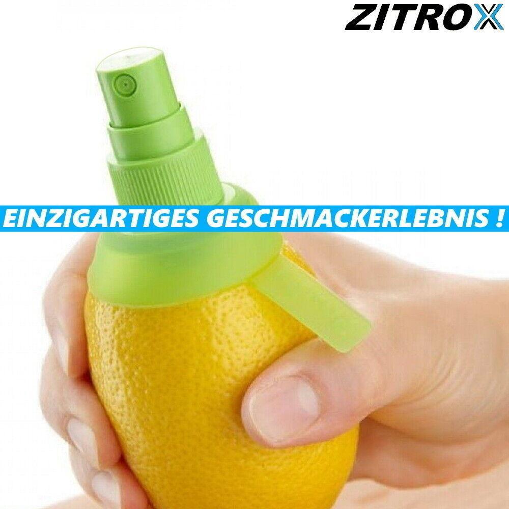 ZITROX Zitronensprüher Entsafter Zitronenpresse Zitruspresse Saft [2Stk]