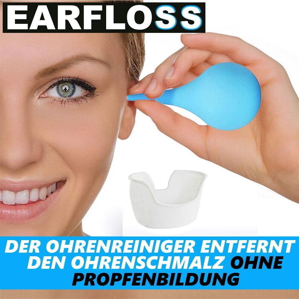 EARFLOSS Ohrenspülung Set Ohrenspritze Ohrenreiniger Ohrenschmalzentferner Ohr