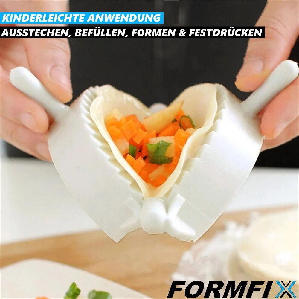 FOMRFIX Maultaschen Former Nudelformer Ravioliformer Teigtaschen Form [3er Set]