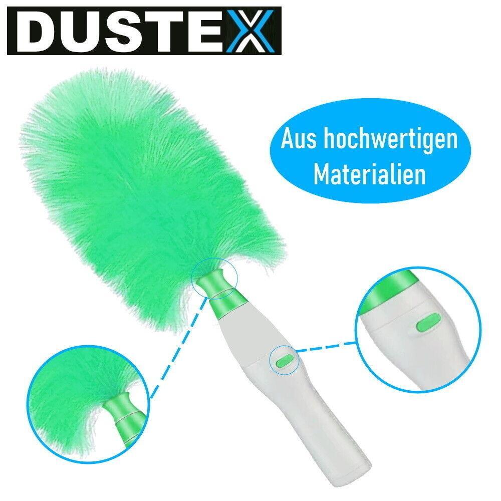 DUSTEX Elektrischer Staubwedel Staubwischer Staubbesen Putzen Reinigung TV