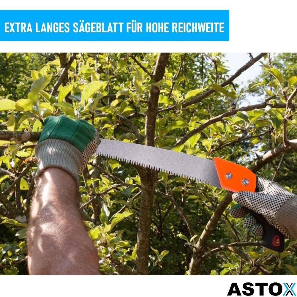 ASTOX Handsäge Gartensäge Campingsäge Astsäge Holzsäge Baumsäge Japan Zugzahn