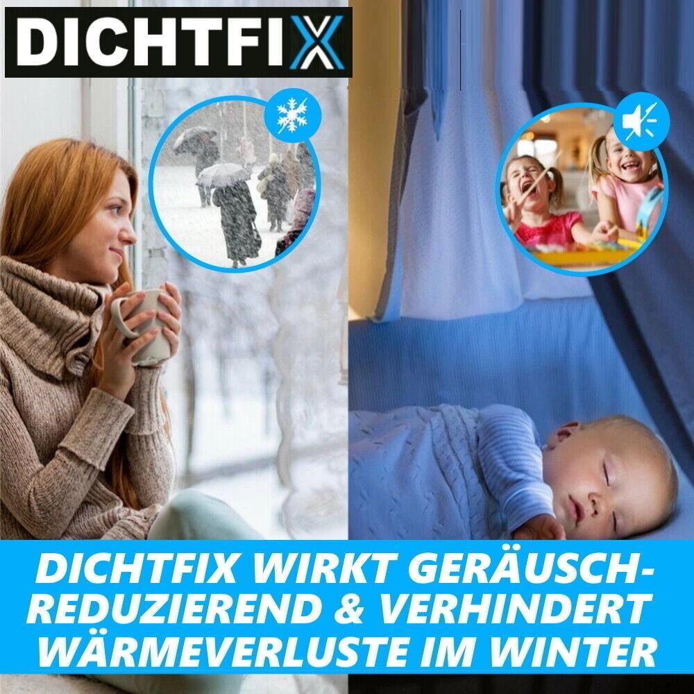 DICHTFIX Silikon Dichtungsstreifen Silikondichtstreifen Türbodendichtung