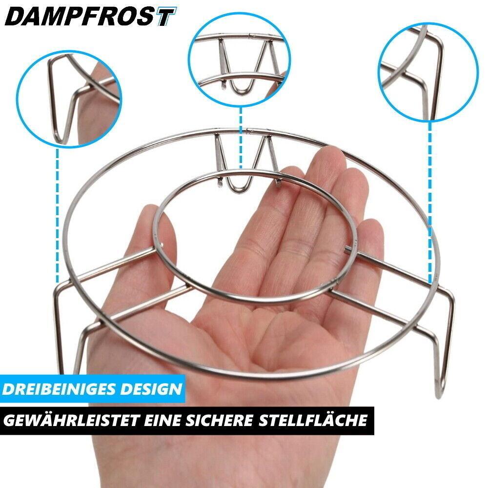 DAMPFROST Dämpfeinsatz Edelstahl Einlegerost Dampfgarer Einsatz Kochständer