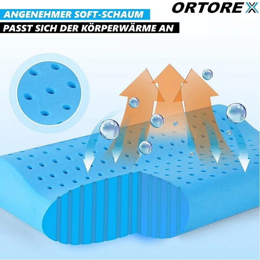 ORTOREX Ergonomisches Nackenstützkissen Nackenkissen Schlaf Kopfkissen