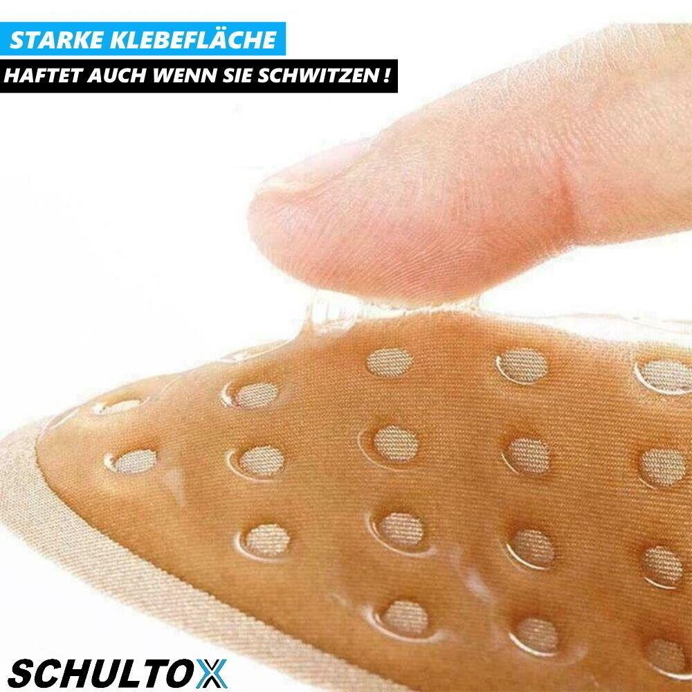 SCHULTOX Schulterpolster Set selbsthaftend selbstklebend Silikon rutschfest