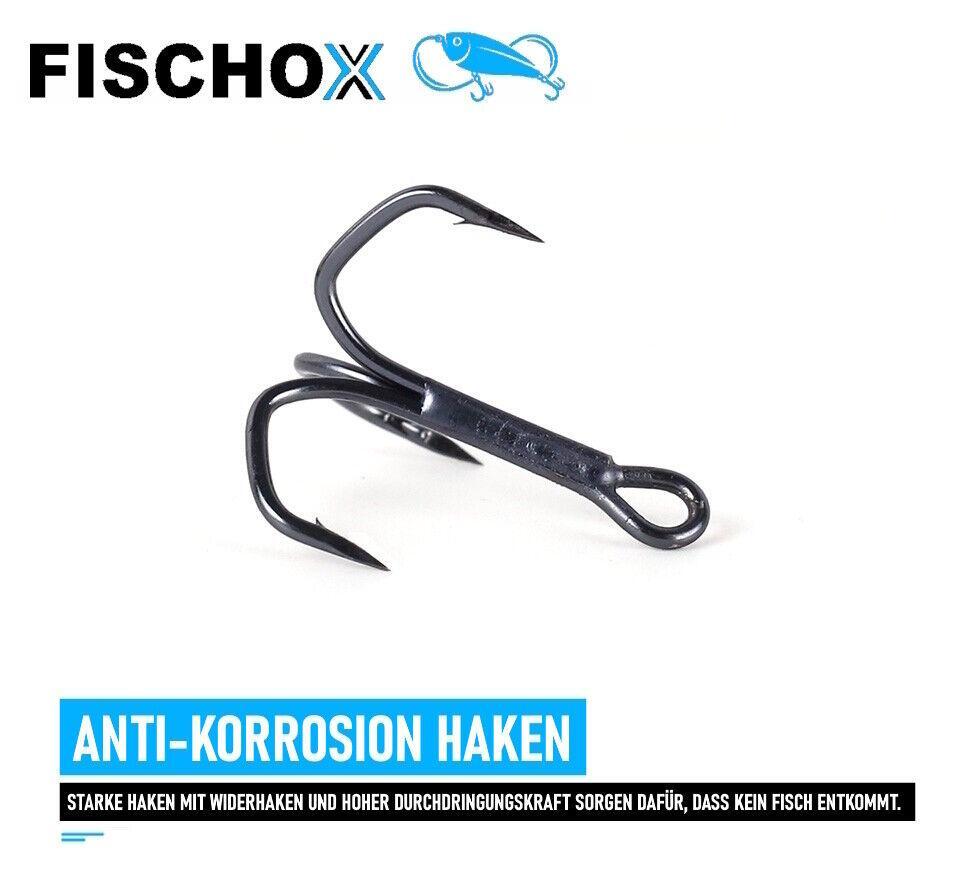 FISCHOX Fischköder Propeller Topköder Plopper Hecht Barsch Zander Forelle 3er