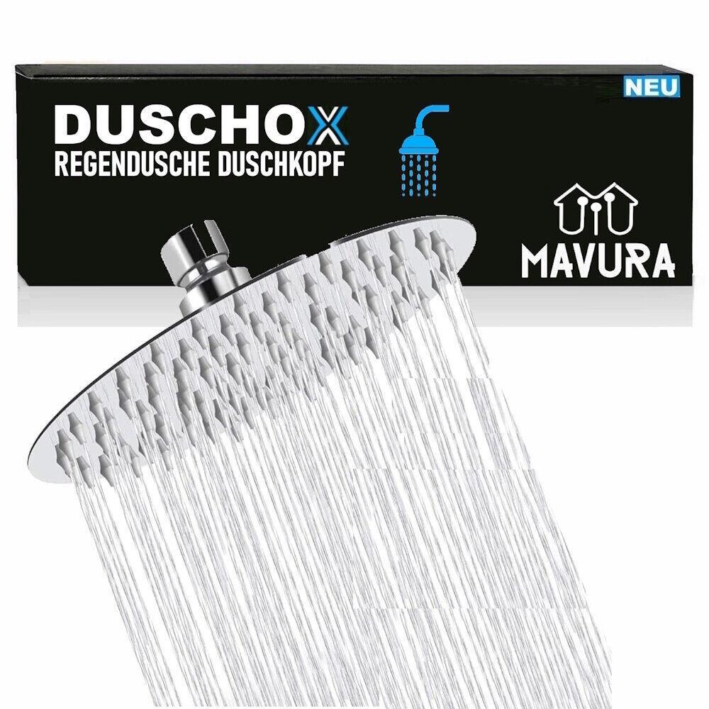 DUSCHOX Duschkopf Regendusche XXL Edelstahl Wasserfall Duschbrause Anti-Kalk
