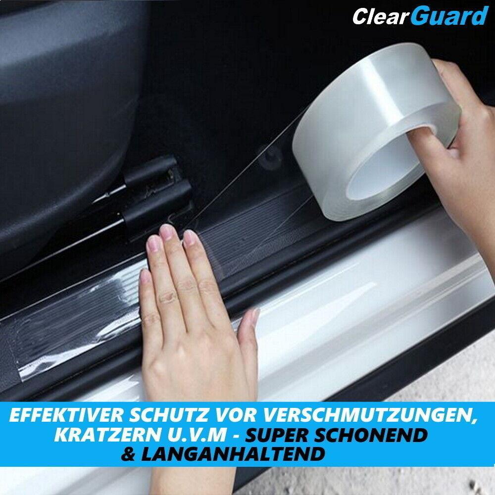 CLEARGUARD Lackschutzfolie Einstiegsleisten Ladekante Schutzfolie Transparent 5m