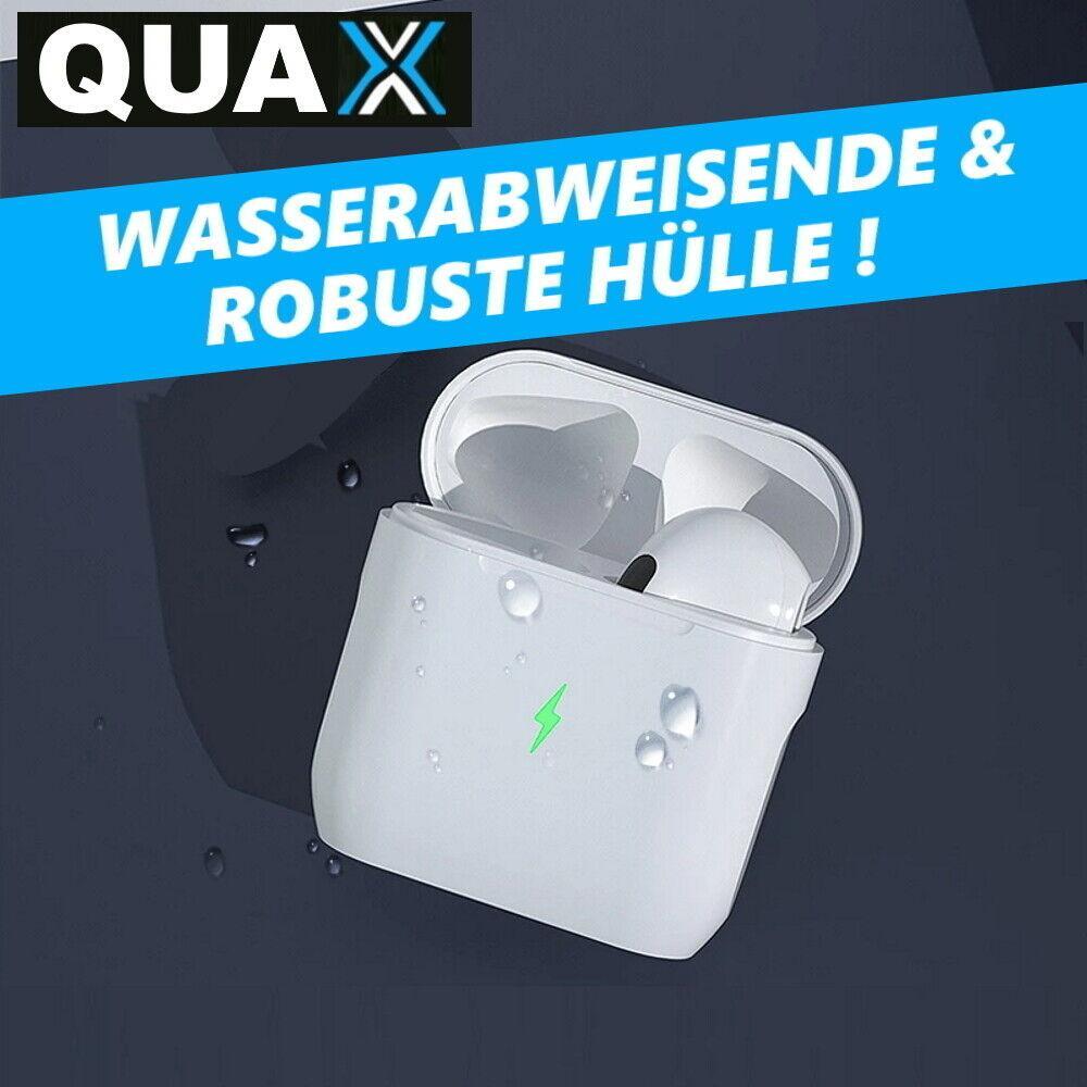 QUAX Wireless Bluetooth Kopfhörer - In Ear Kopfhörer Headset für Iphone Samsung