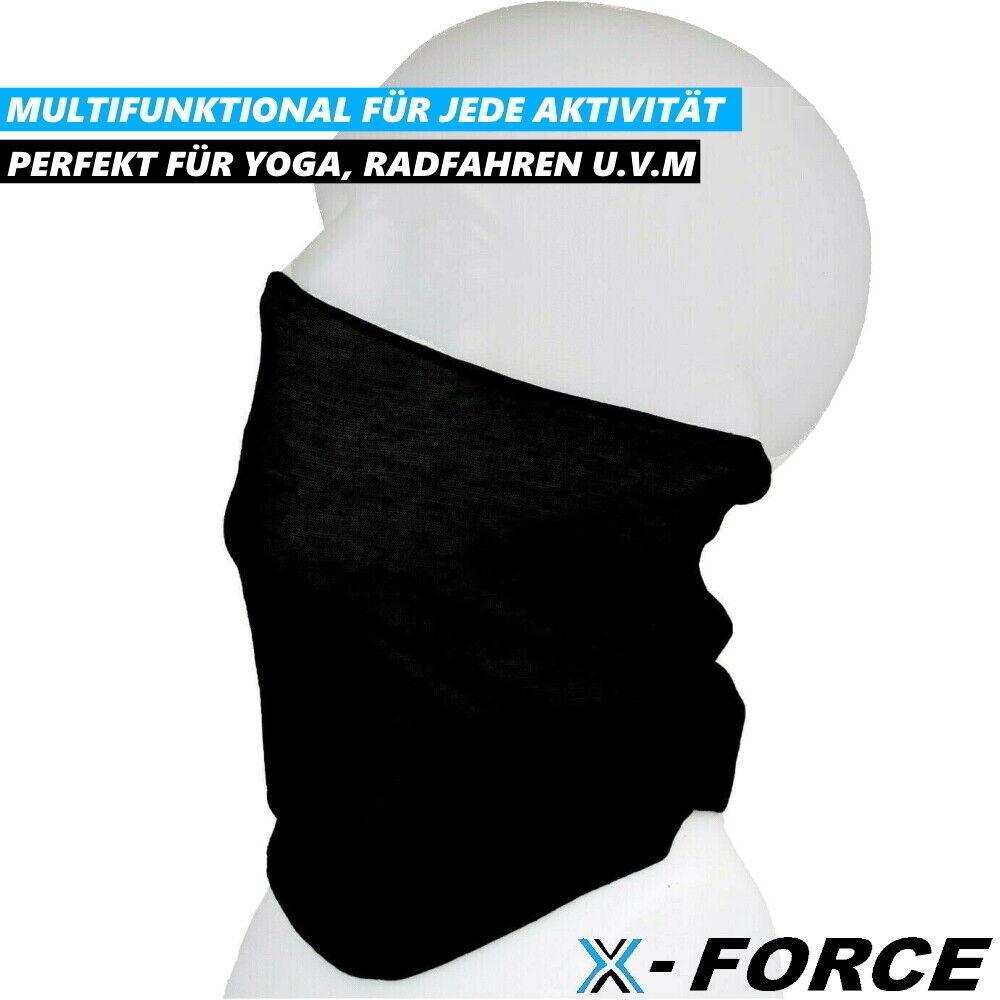 X-FORCE Multifunktionstuch Schlauchschal Bandana Halstuch Herren Damen Motorrad