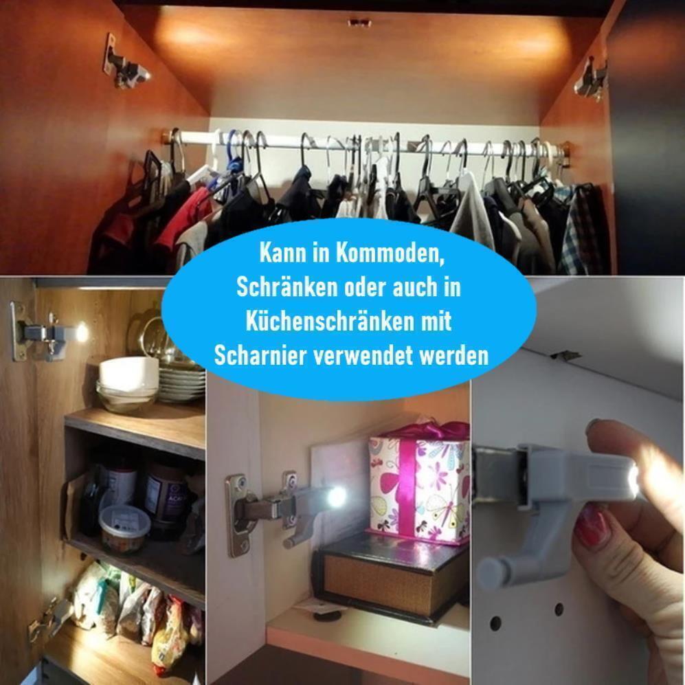 LIGHTOX  LED-Sensorlicht Set Schrankleuchte Schubladenleuchte Schrankbeleuchtung
