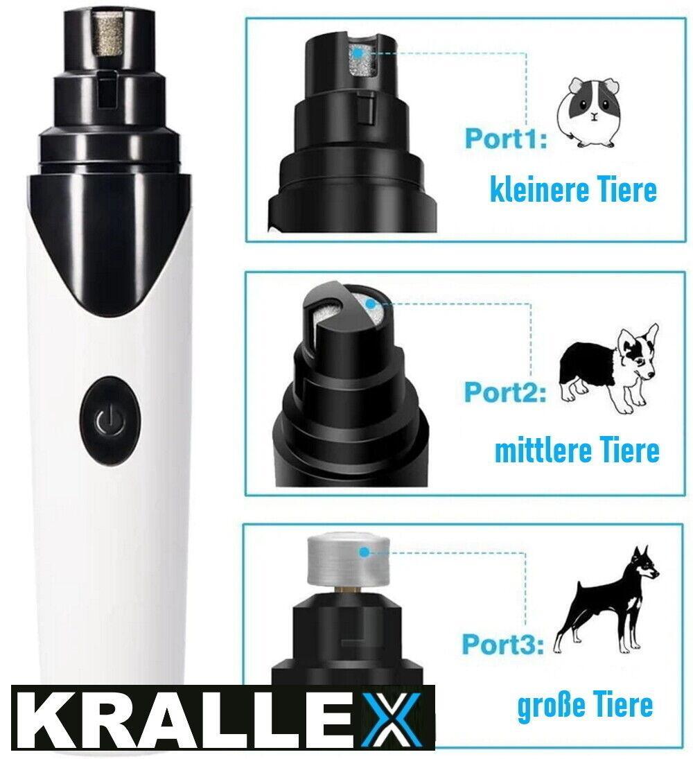 KRALLEX V3 Premium Krallenschleifer Krallen Trimmer Schere Schneider elektrisch