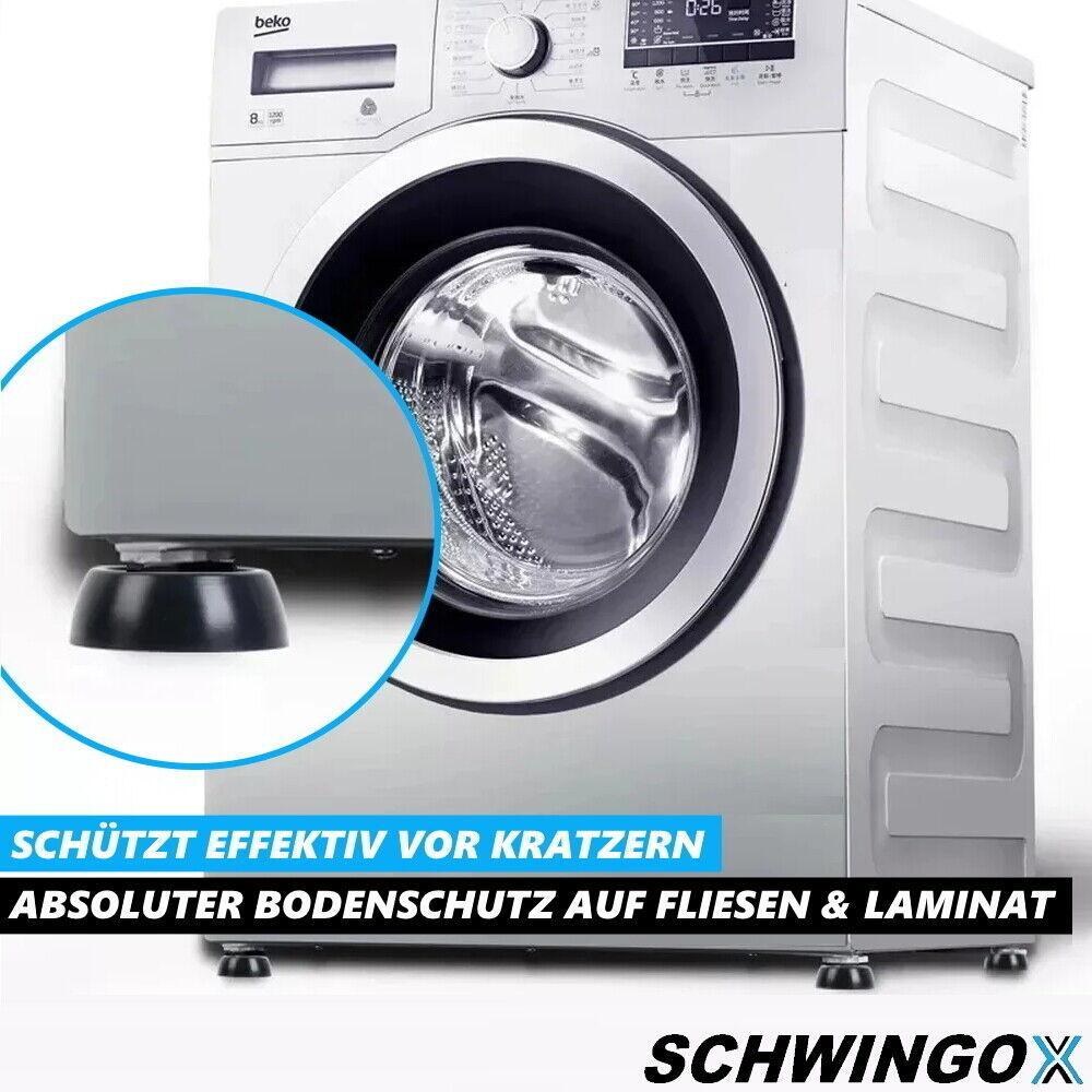 SCHWINGOX [4x] Schwingungsdämpfer Waschmaschine Vibrationsdämpfer Gummifüße