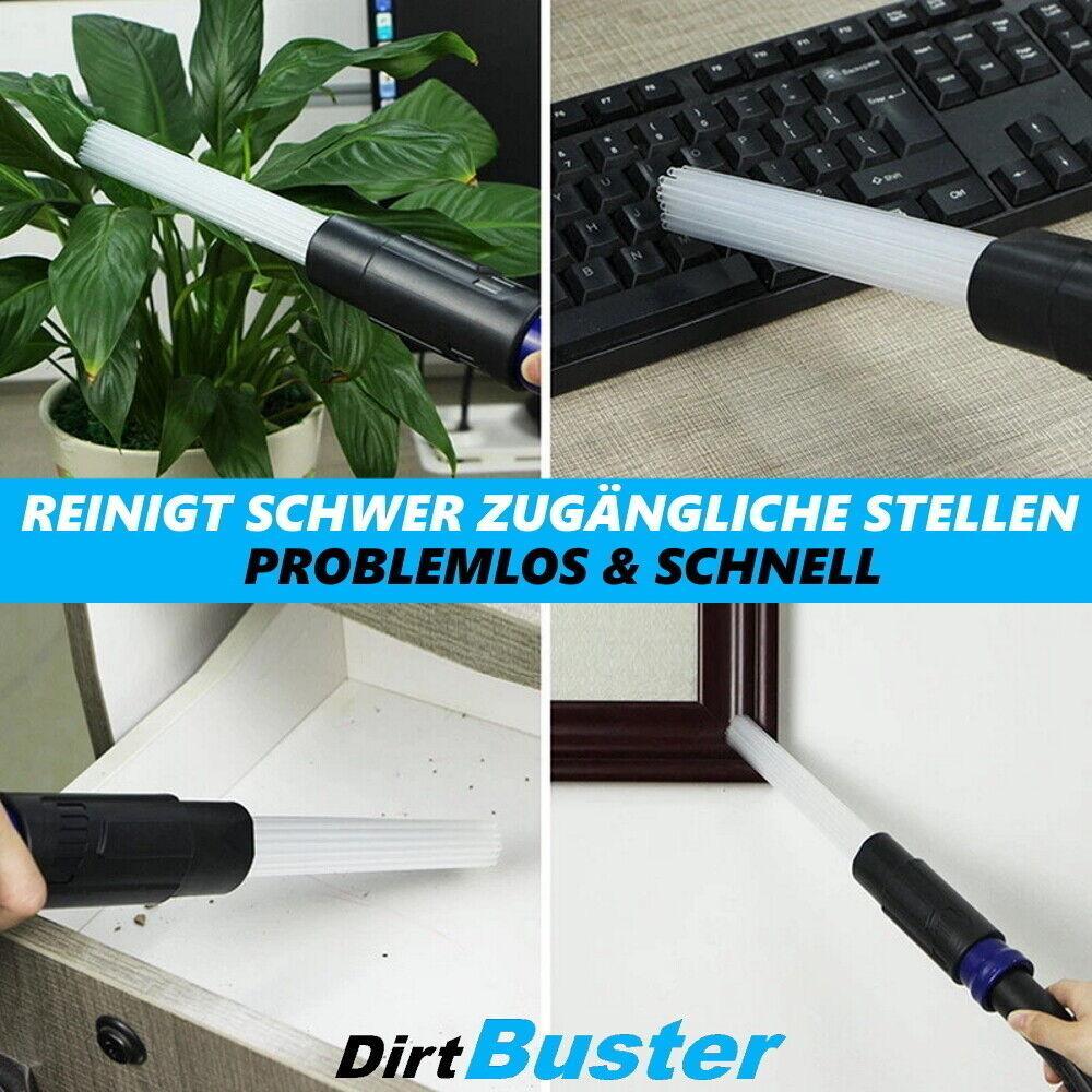 DirtBuster Staubsaugerbürste Pinsel Aufsatz Universal Adapter Möbelbürste fein