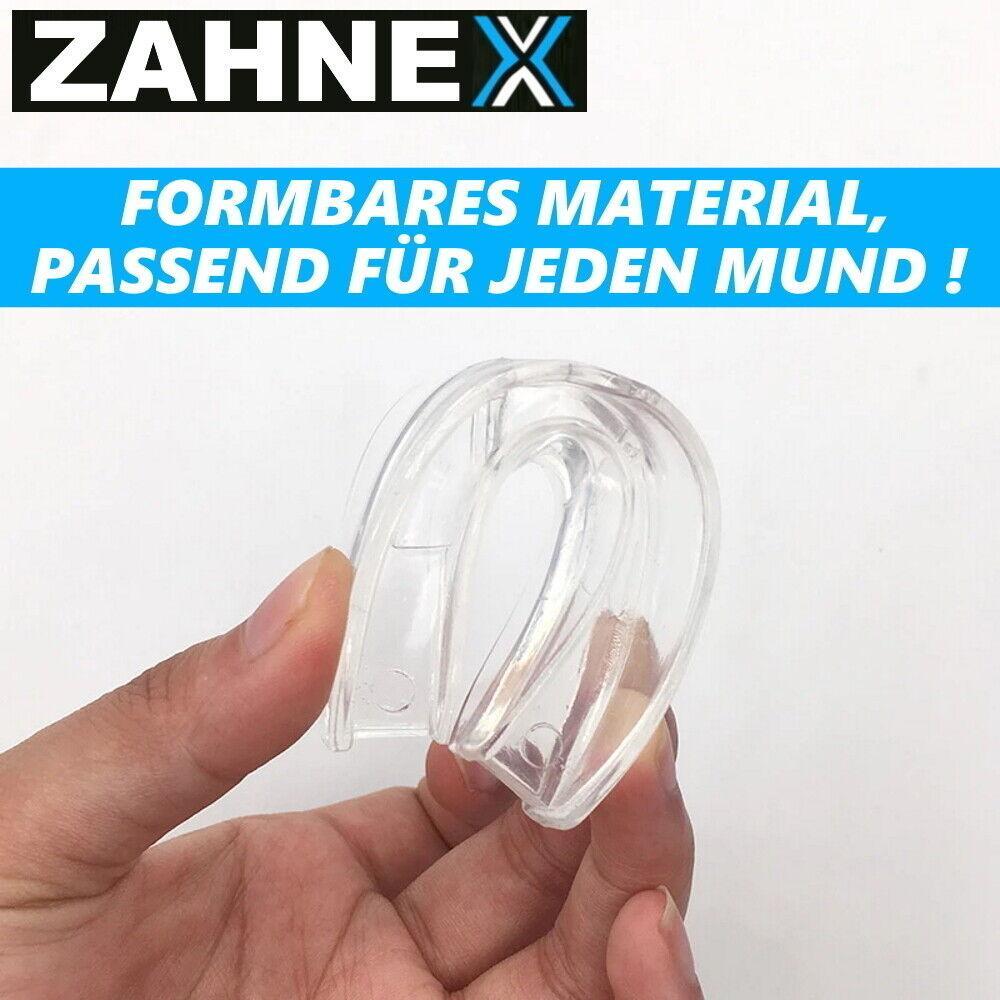 ZAHNEX Premium Aufbissschiene Knirscherschiene Beißschiene Zahnschiene [4erSet]