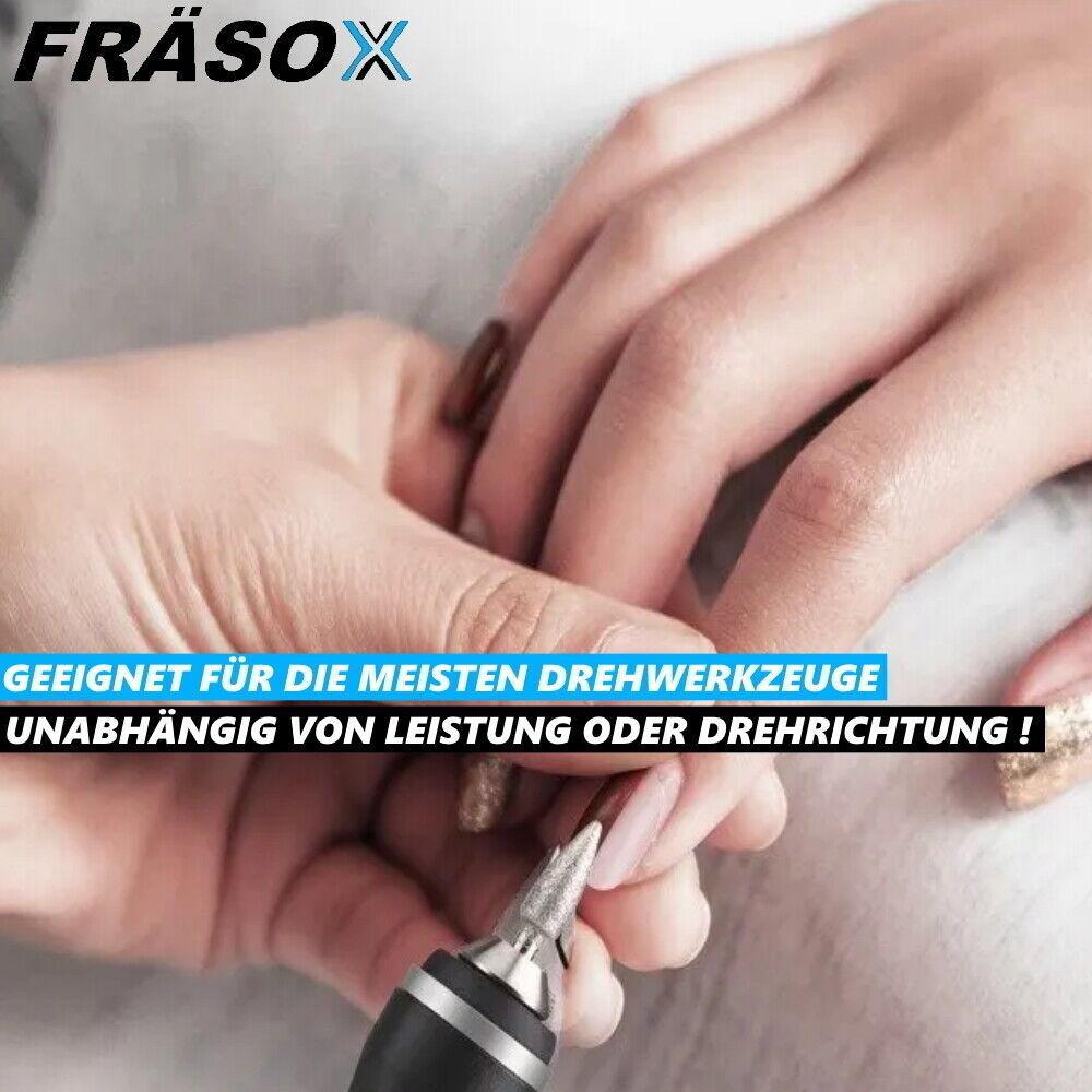 FRÄSOX Diamant Fräser Set Schleifer Gravierer Diamantfeile Bohrer Set für Dremel
