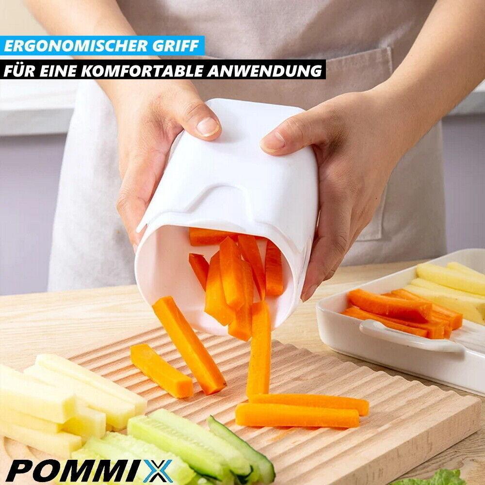 POMMIX Pommesschneider Kartoffelschneider Pommes Frites Frittenschneider