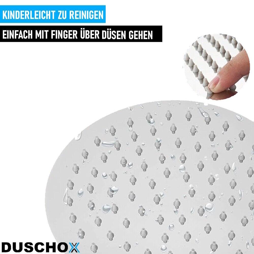 DUSCHOX Duschkopf Regendusche XXL Edelstahl Wasserfall Duschbrause Anti-Kalk