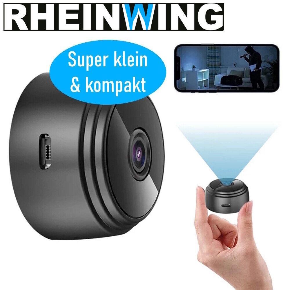 RHEINWING 1080p magnetische WiFi Mini Kamera HD Überwachungskamera Pocket Cam