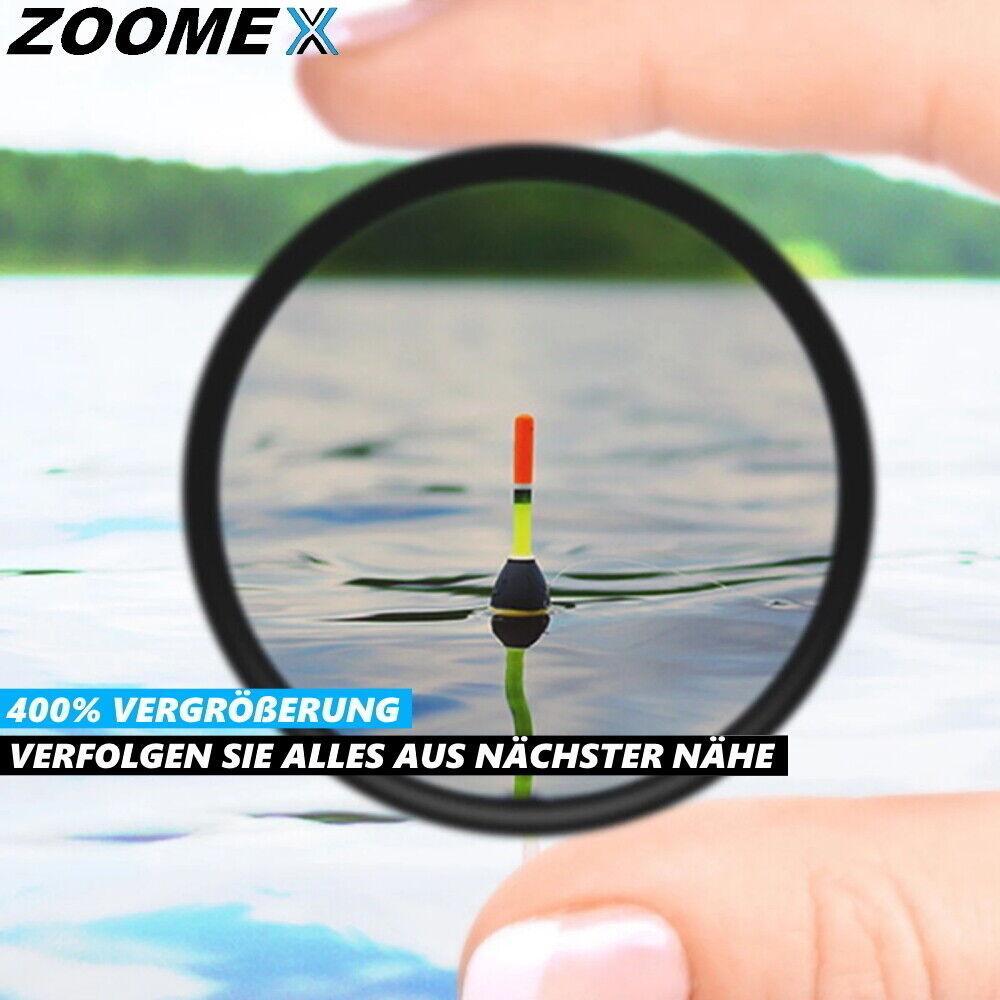 ZOOMEX Fernglas Brille Feldstecher Lupe Teleskop Angeln Jagd 400% Vergrößerung
