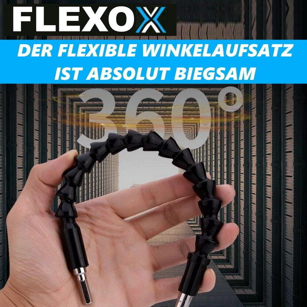 FLEXOX Bithalter flexibel schwenkbar gelenk winkel magnetisch Schraubendreher