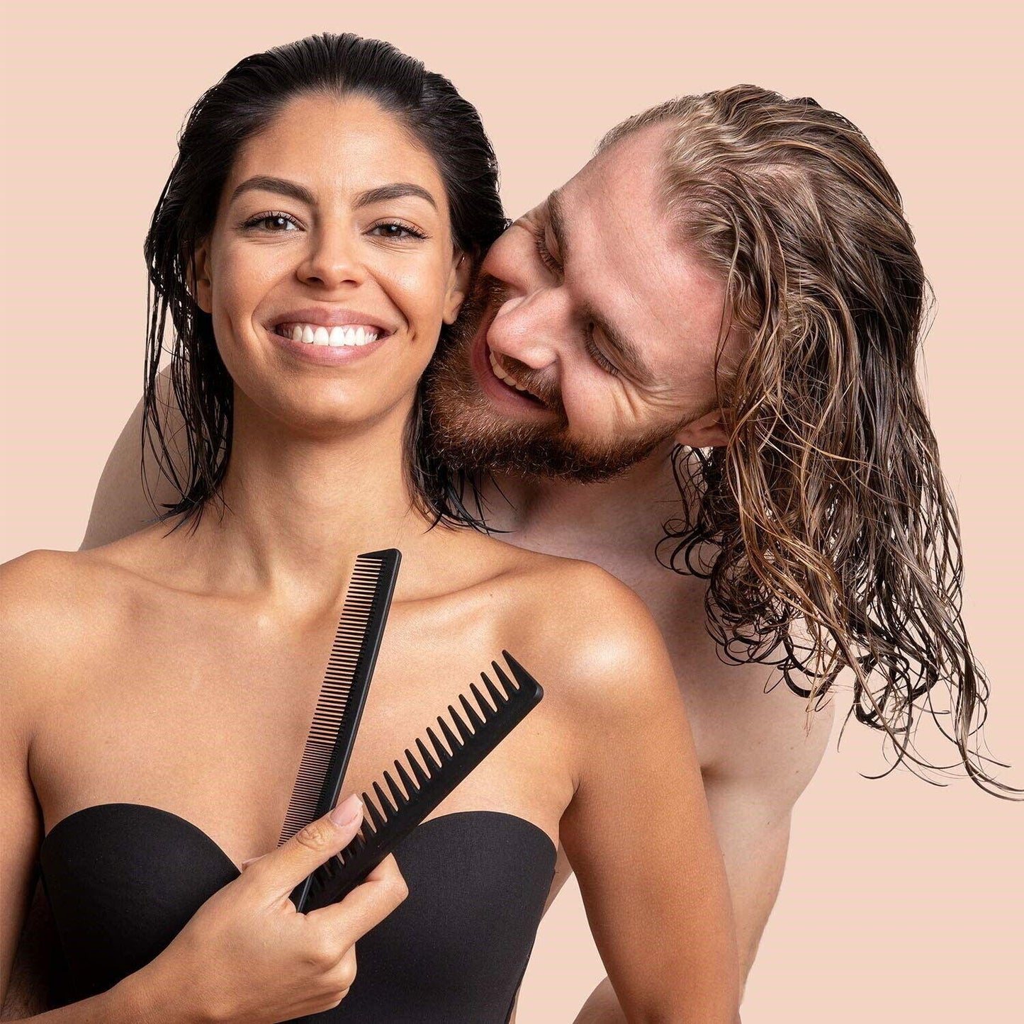 MAVURA Carbon Kamm Haarkamm Frisierkämme Profi Haar Styling Kämme [10er Set]