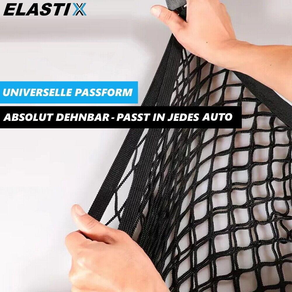 ELASTIX Kofferraumnetz Auto Gepäcknetz Trennetz Abdecknetz Transportnetz Ladung