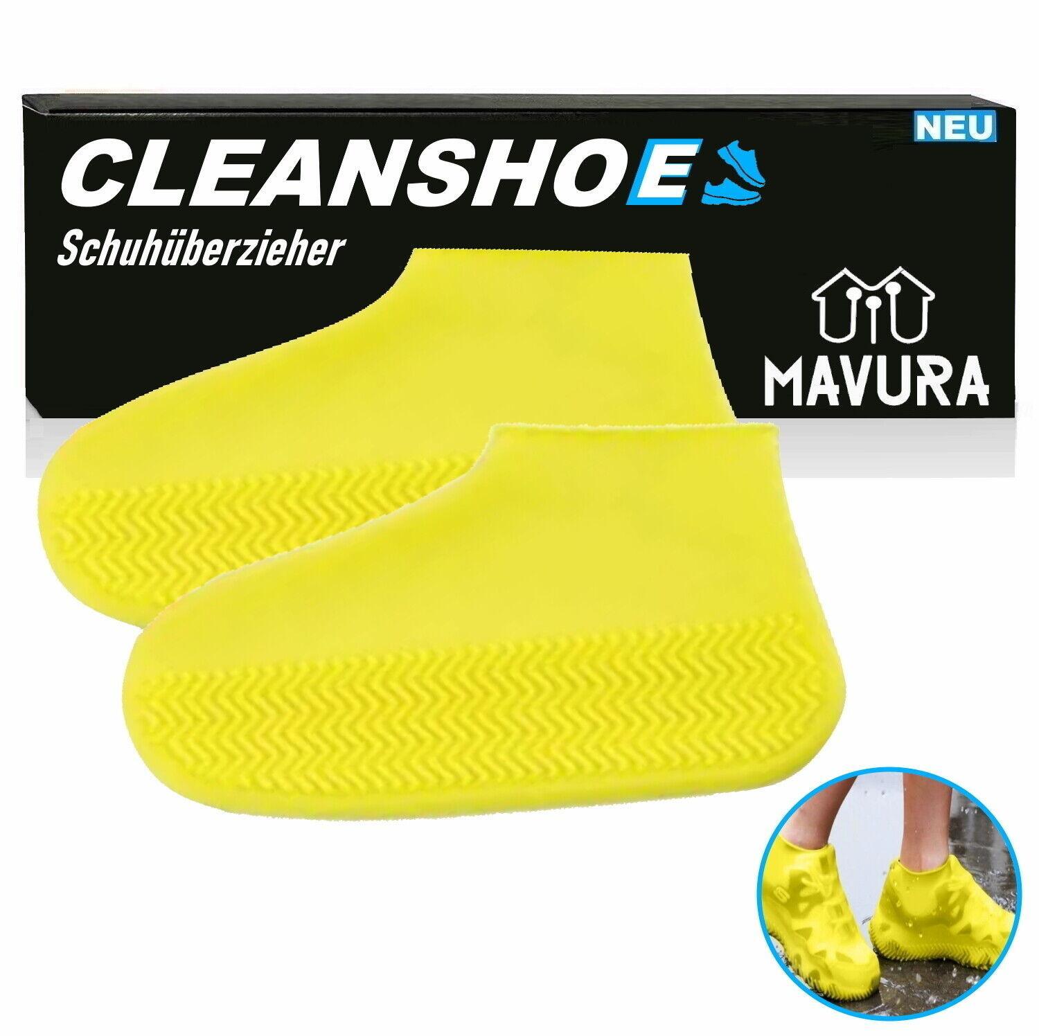 CLEANSHOE Schuhschoner Schuhüberzieher Silikonüberschuhe wasserdichte Überzieher