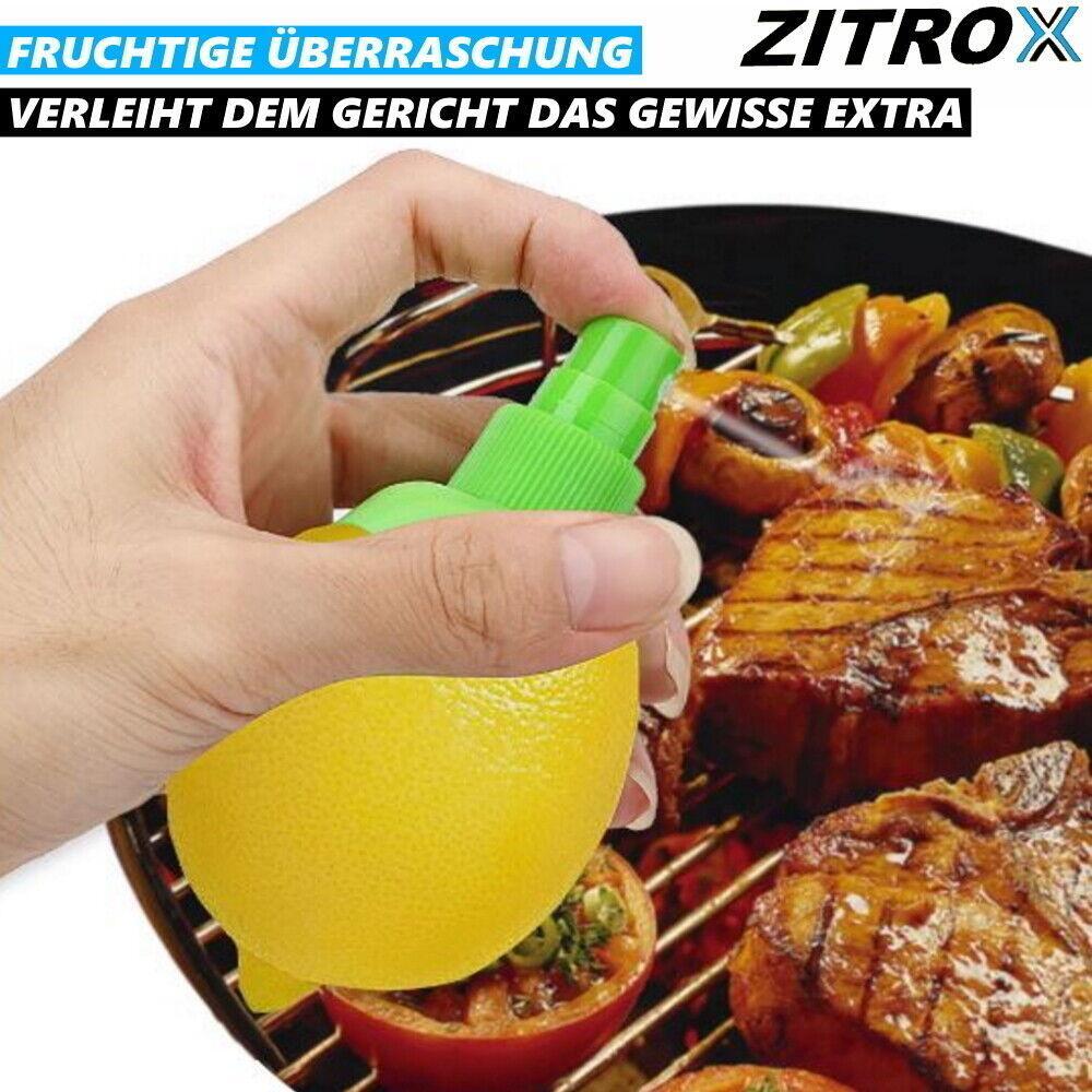 ZITROX Zitronensprüher Entsafter Zitronenpresse Zitruspresse Saft [2Stk]